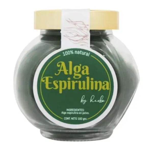 Alga espirulina en polvo 100 g de Golden Milk By Herbo