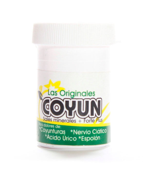 Envase de los originales coyun de salud ancestral