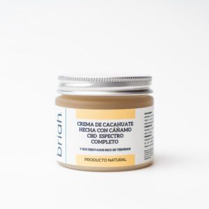 Crema de cacahuate con aceite de cáñamo CBD espectro completo | 500 mg - Encuéntralos en What the health! - La tienda online de Salud y Bienestar