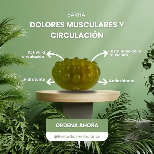 Jabón para dolores musculares y circulación de Piel Bendita