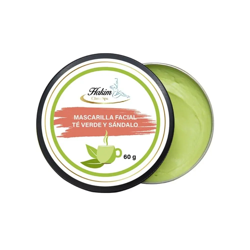 Mascarilla Facial Té Verde y Sándalo de Hakim Health