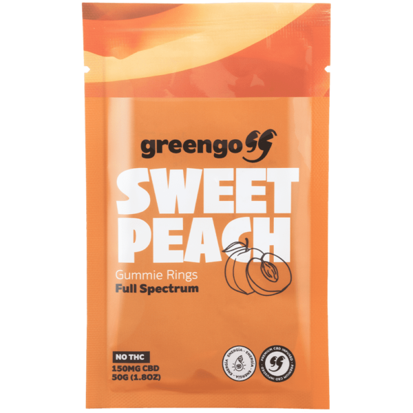 Sweet peach Greengo CBD vitamina b12