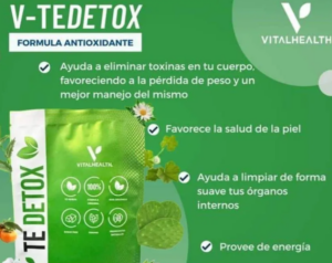 V-TEDETOX de Vital Health para perdida de peso