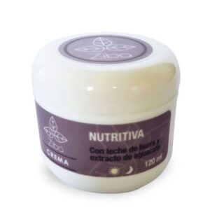 Envase de crema facial de leche de burra de Ziba
