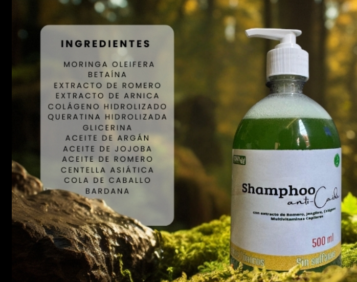Envase de Kit anti caída y crecimiento