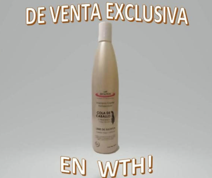 Envase de shampoo cola de caballo de Bio&Fem