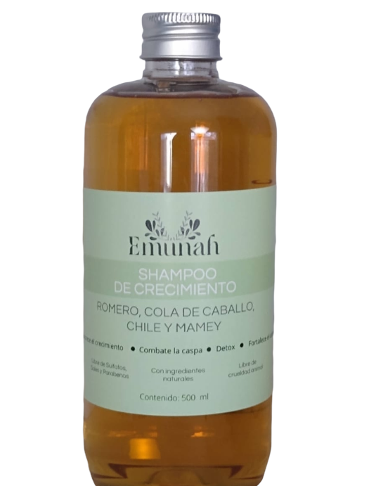 Envase de shampoo de crecimiento de Emunah