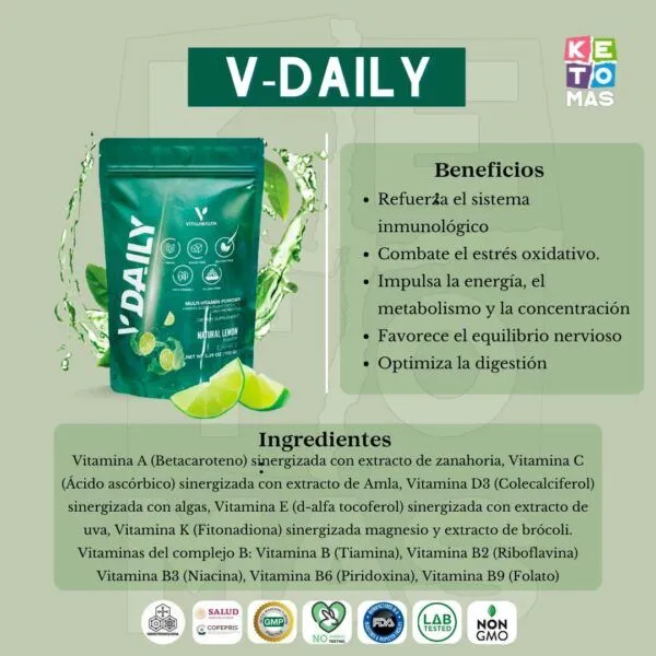 V-Daily Multivitaminico de Vital Health