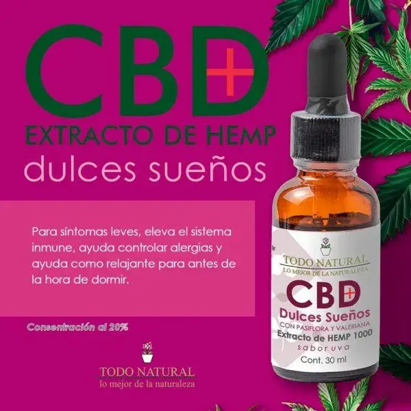 Fórmula CBD Dulces Sueños de Todo Natural