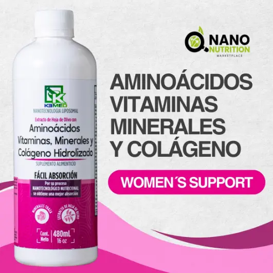 Colágeno hidrolizado con aminoácidos, vitaminas y minerales de Nanonutrition Marketplace