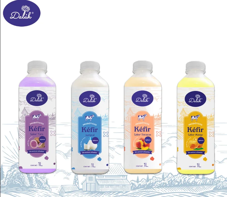 Kéfir de 4 sabores de Dalúh Alimentos Saludables