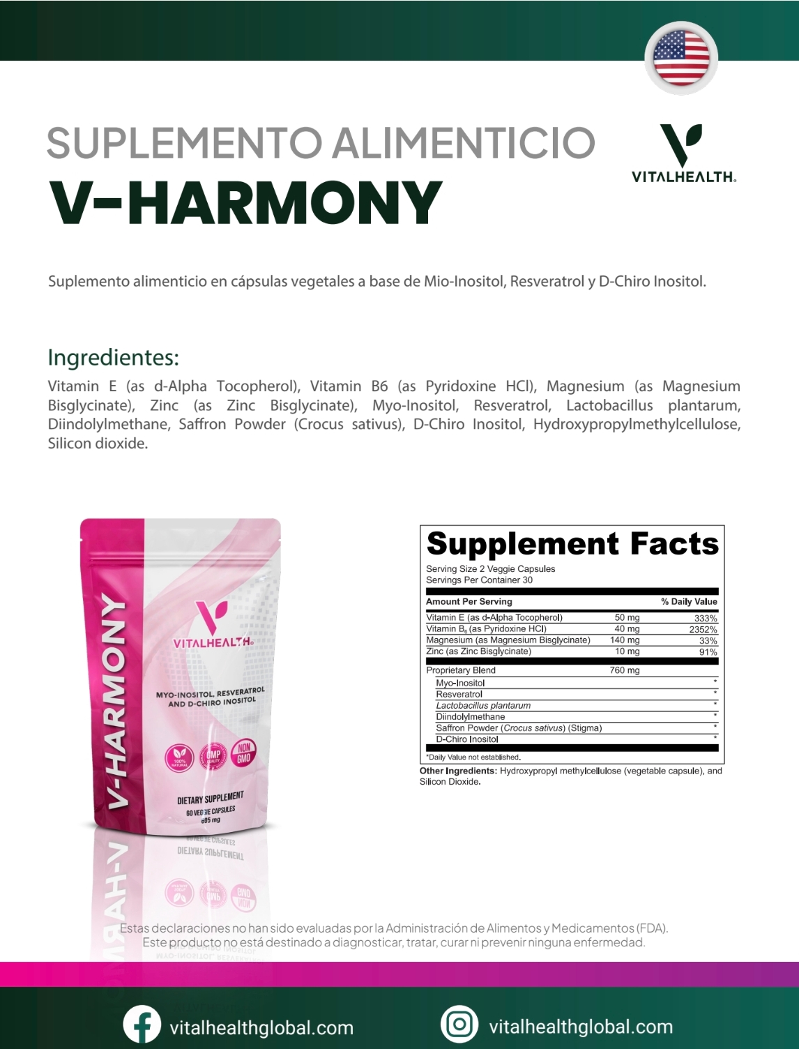 Ficha tecnica V-HARMONY
