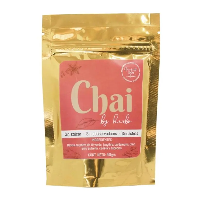Chai 40 gramos de Golden Milk by Herbo