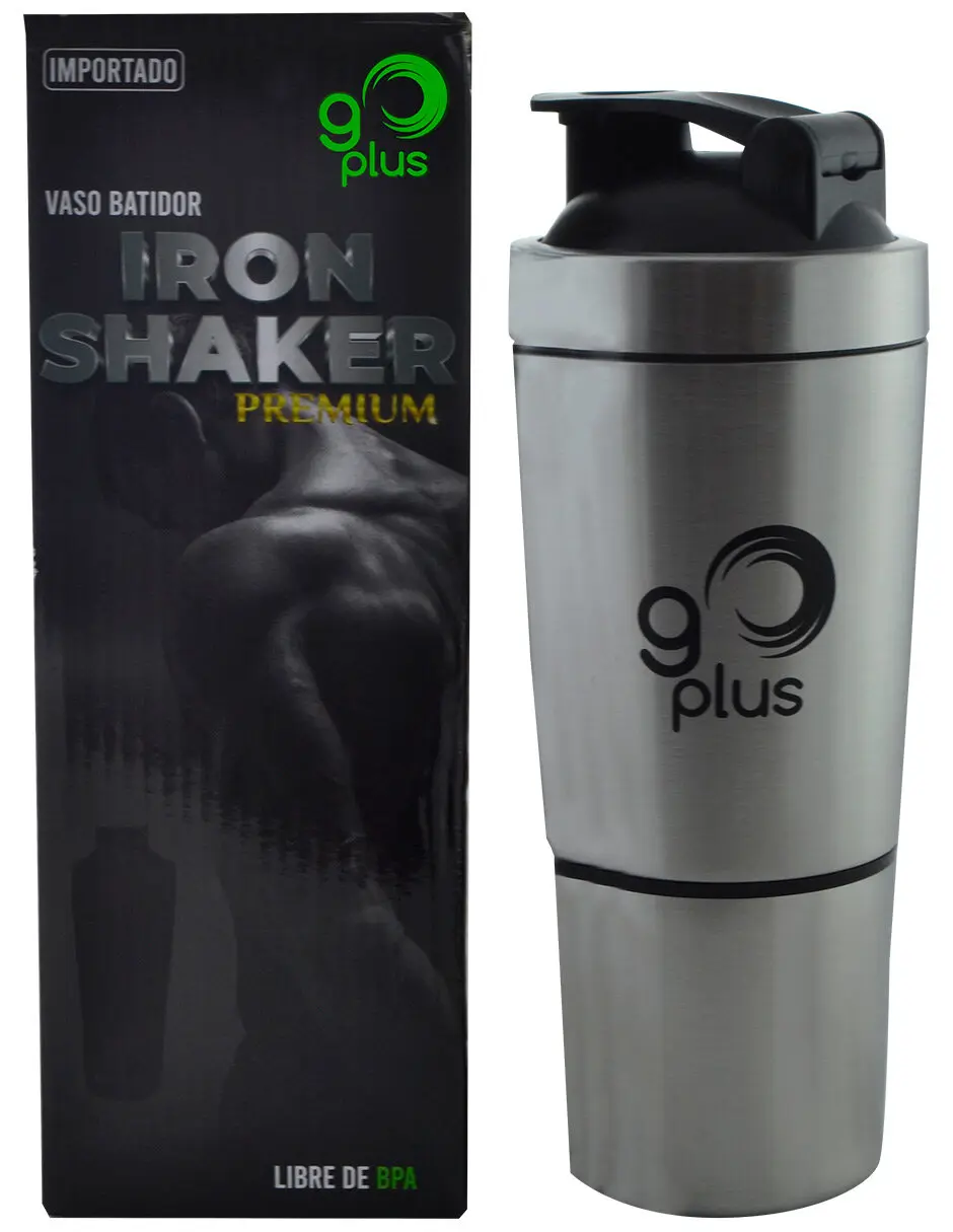 Vaso batidor Iron Shaker de Go Plus