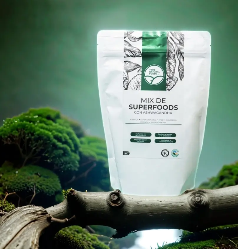 Mix de Superfoods y Ashwagandha de True Natural Foods