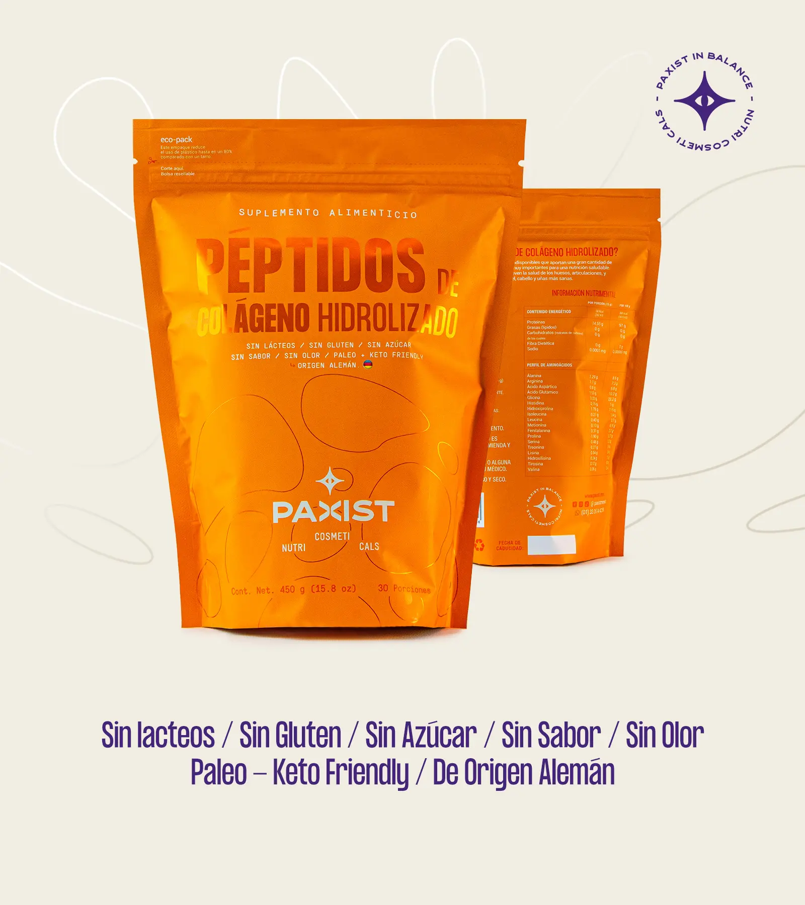 Péptidos Bioactivos de Colágeno Hidrolizado de Paxist