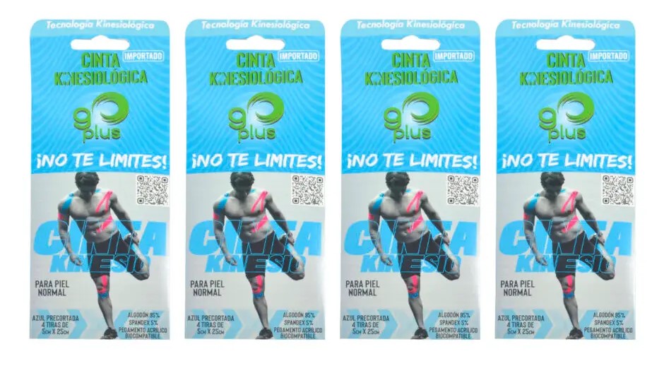 Cintas kinesiológicas de Go Plus