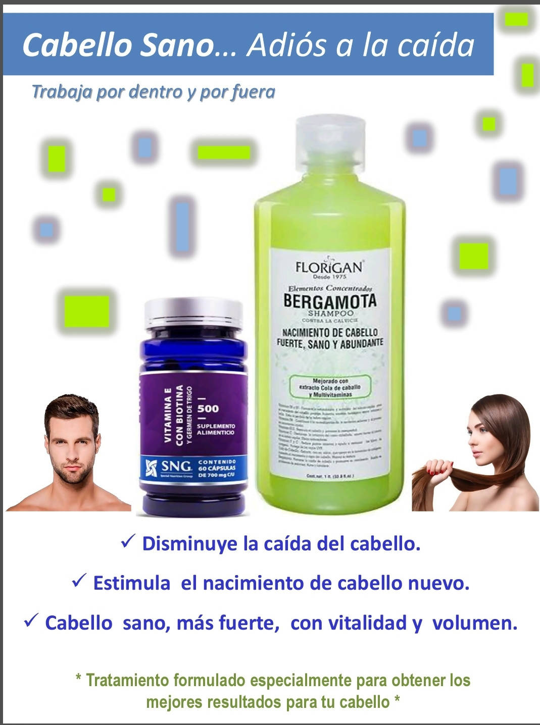 Cabello sano... adiós caída