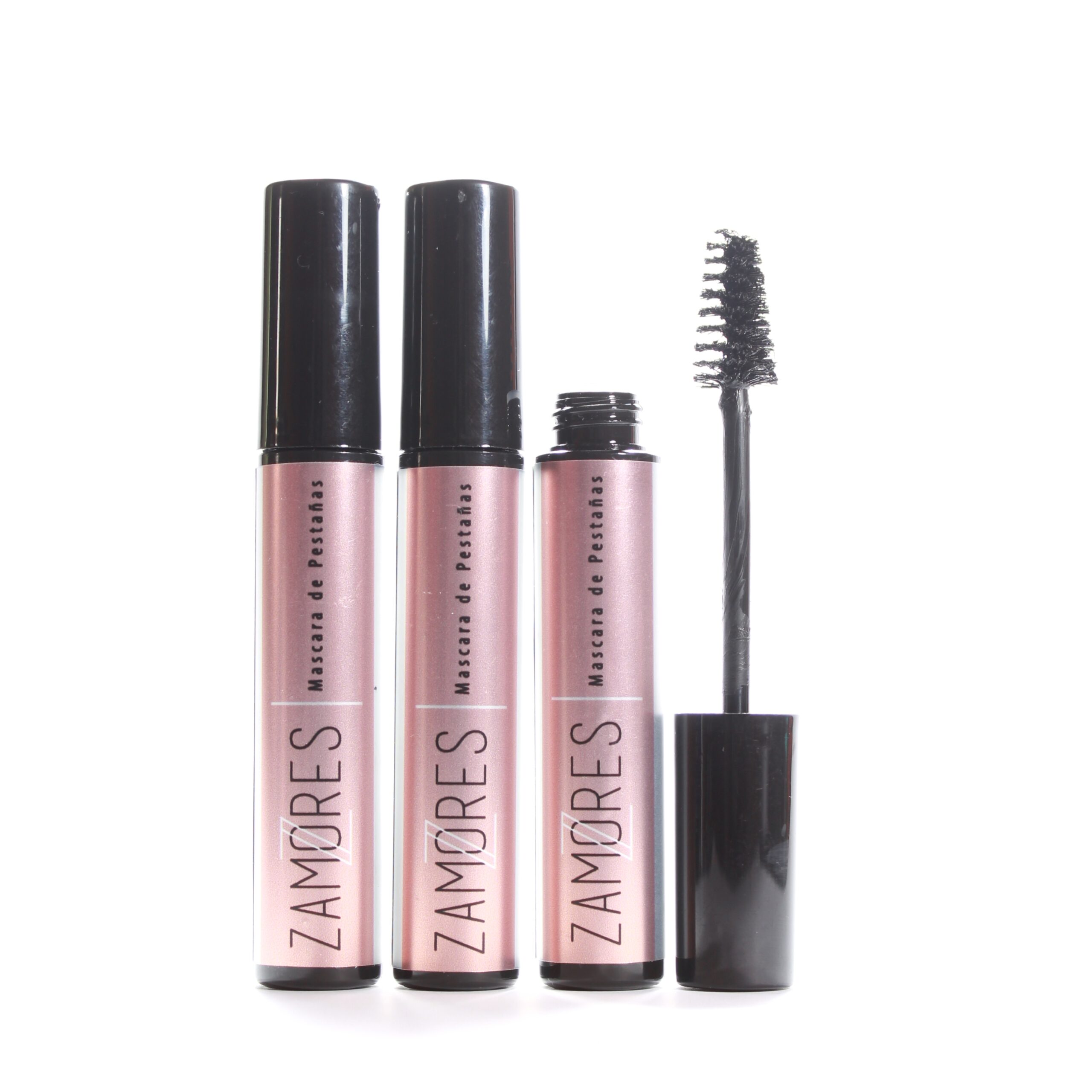 3 pack de máscara para pestañas engrosadora zamores