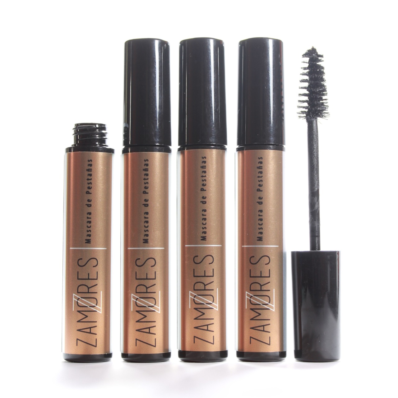 4 pack mascara para pestañas de cafeína zamores