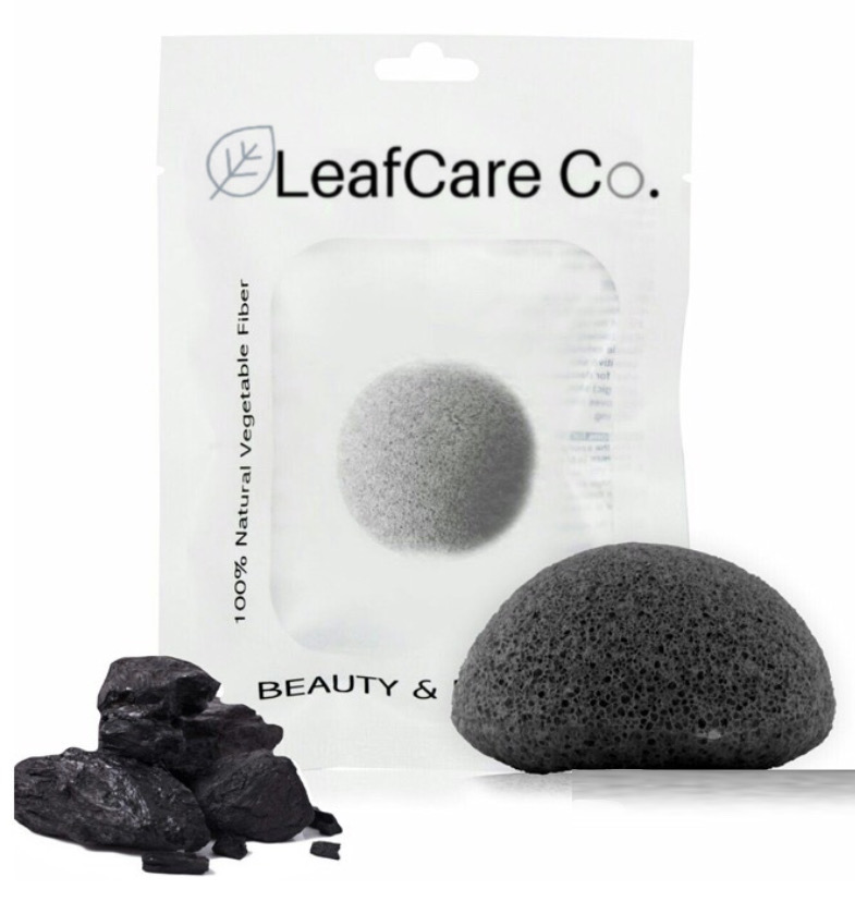 Esponja konjac carbón activado