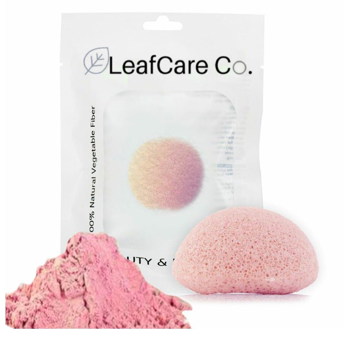 Esponja konjac arcilla rosa francesa