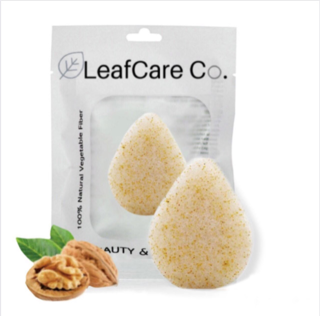Esponjas konjac corteza de nuez