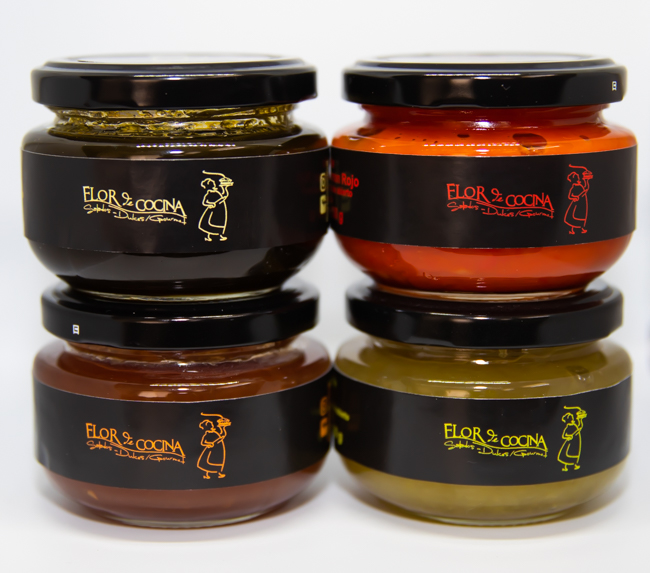 Mix de mermeladas gourmet. 130 gramos c/u