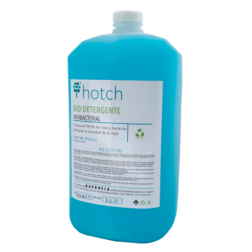 Bio detergente ropa antibacterial 4l