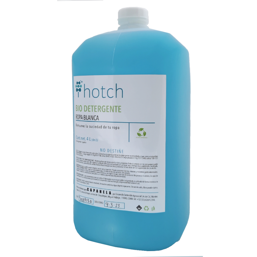 Bio detergente ropa blanca 4l