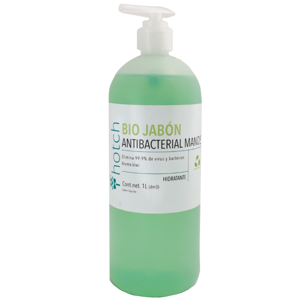 Bio jabón antibacterial manos (kiwi) 1l