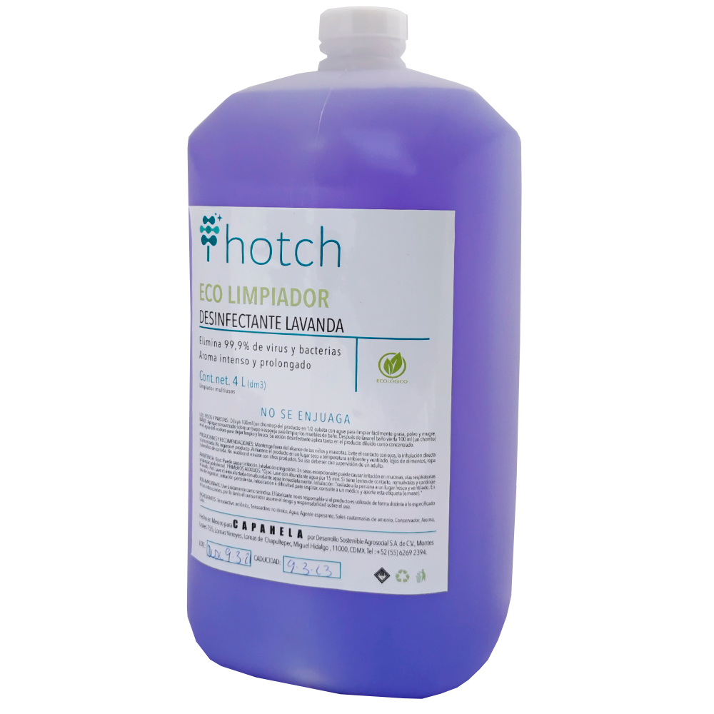 Eco limpiador desinfectante lavanda 4l