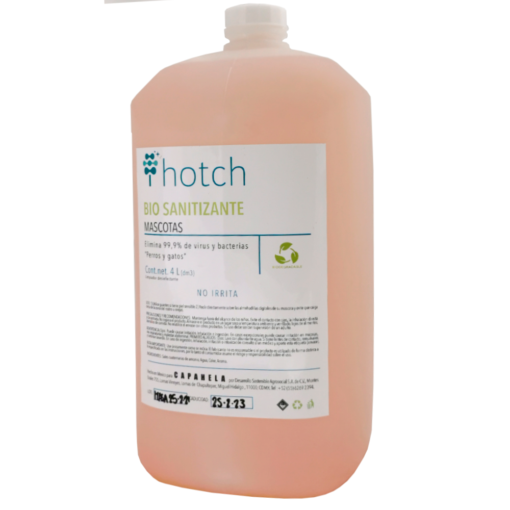 Bio sanitizante mascotas 4l