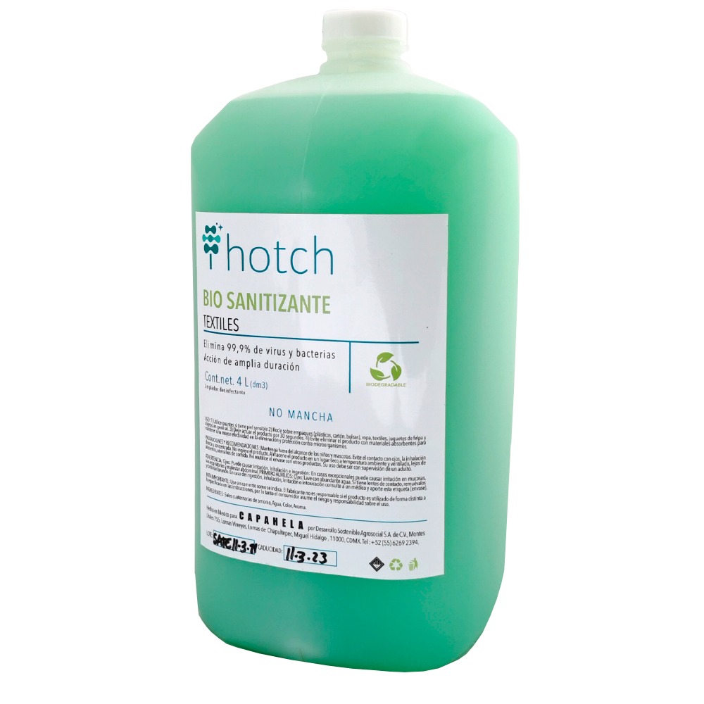 Bio sanitizante textiles 4l
