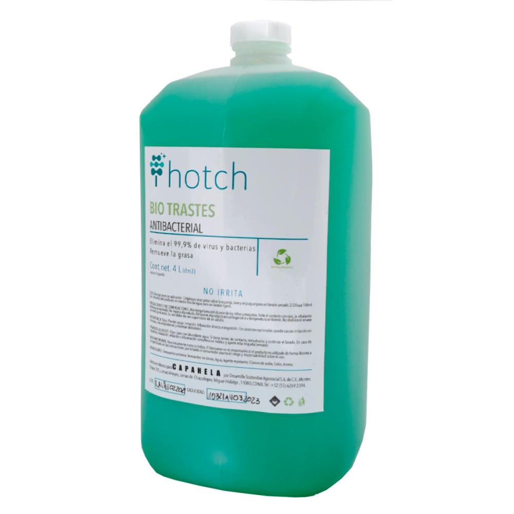 Bio trastes limón antibacterial 4l