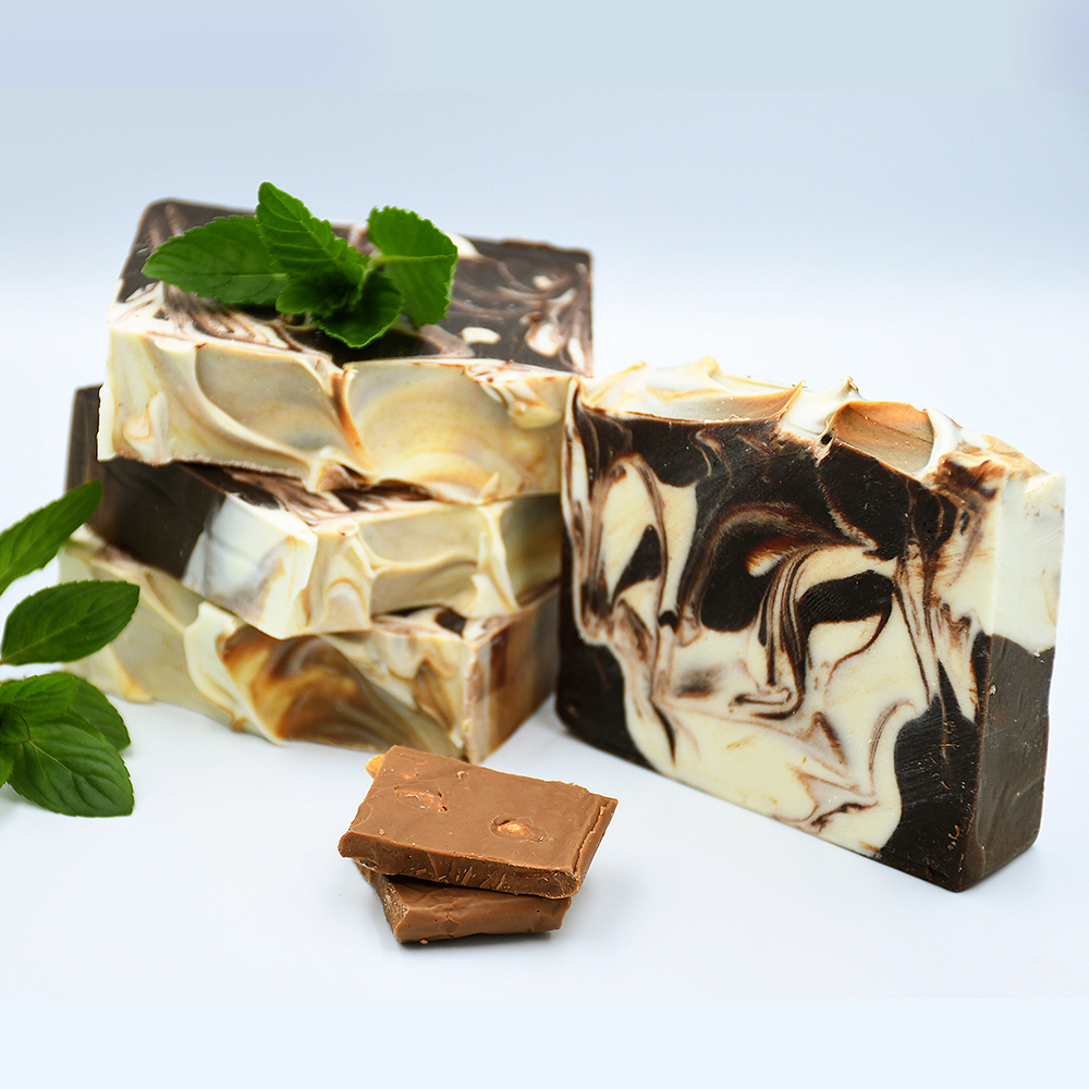 Jabón chocolate-menta