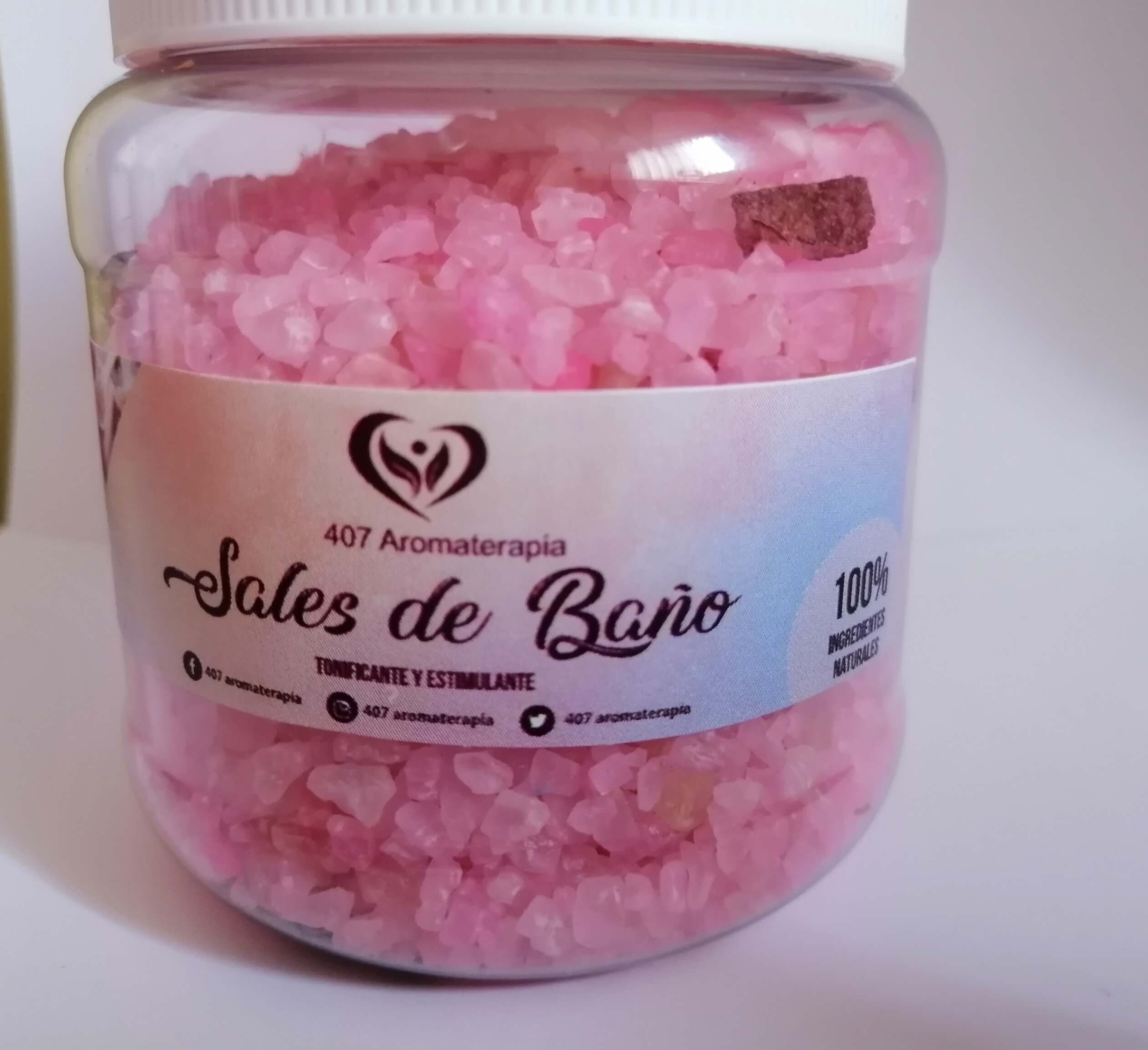 Sales aromáticas para baño/estimulante