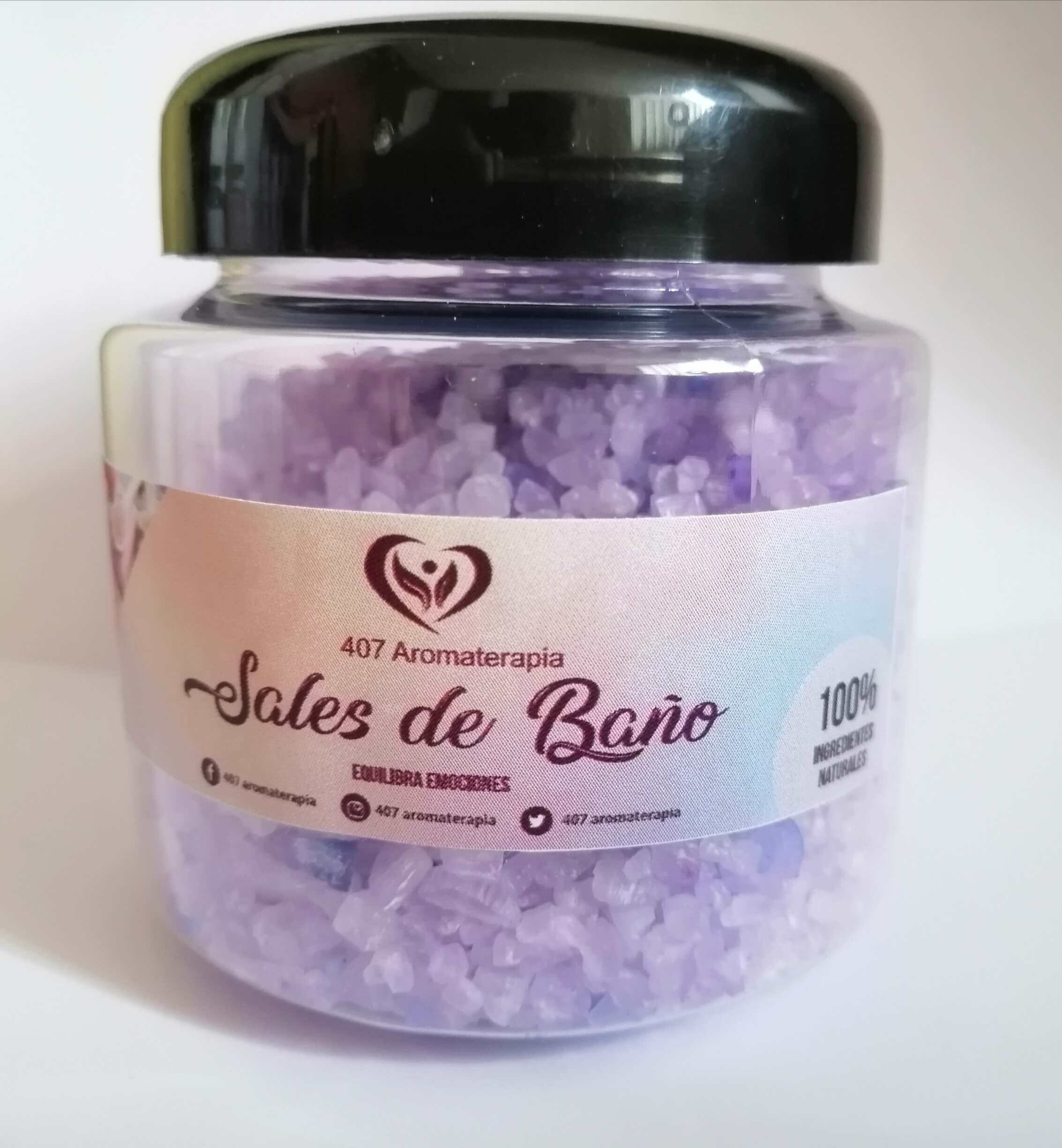 Sales aromáticas para baño/equilibra emociones
