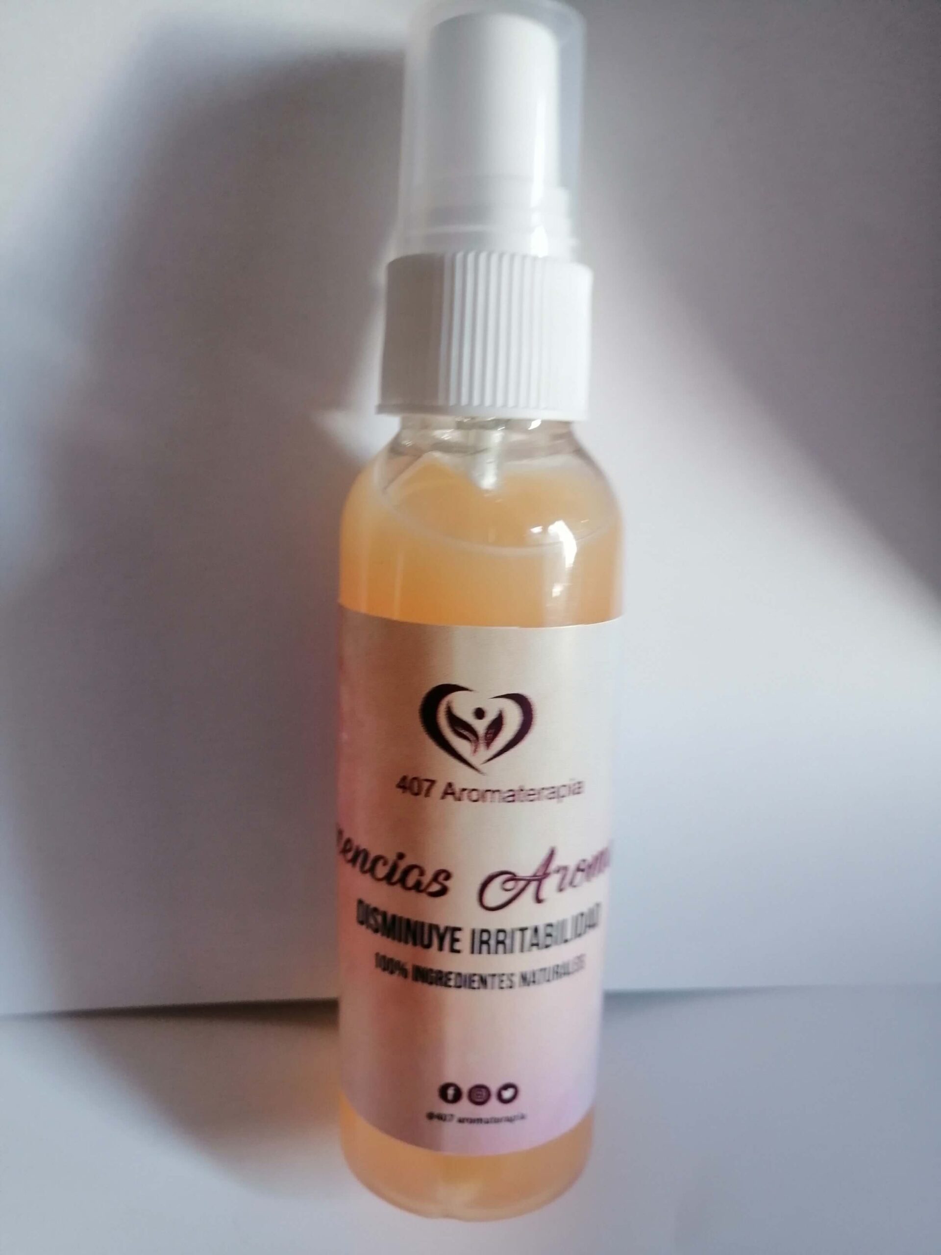 Escencia aromatica/disminuye irritabilidad