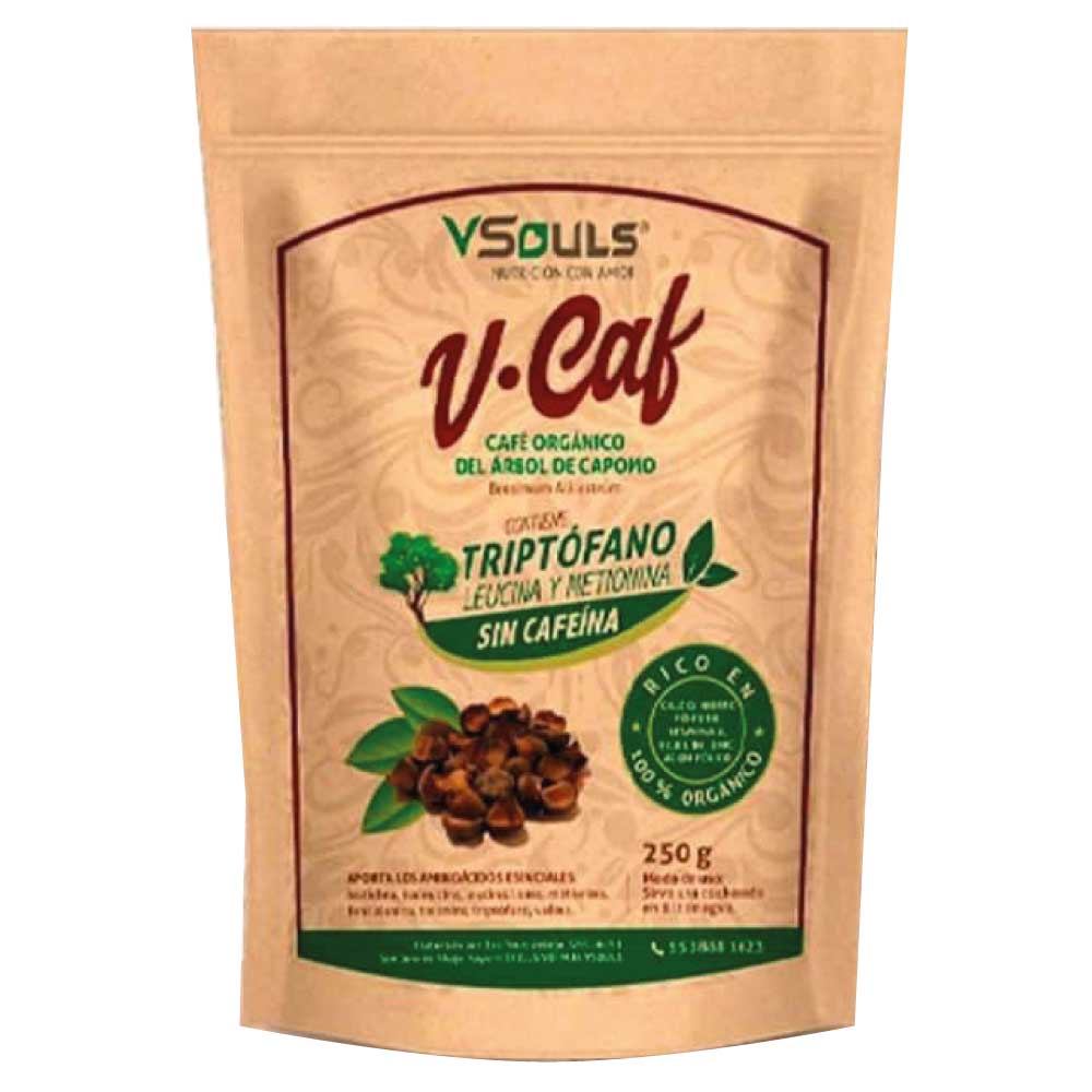 Vcaf vsouls semilla de capomo molida sustituto de cafe 250g.