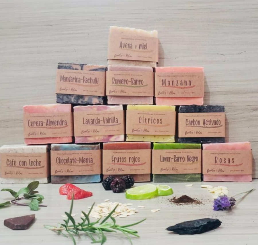 Kit de 4 jabones artesanales iguales o diferentes
