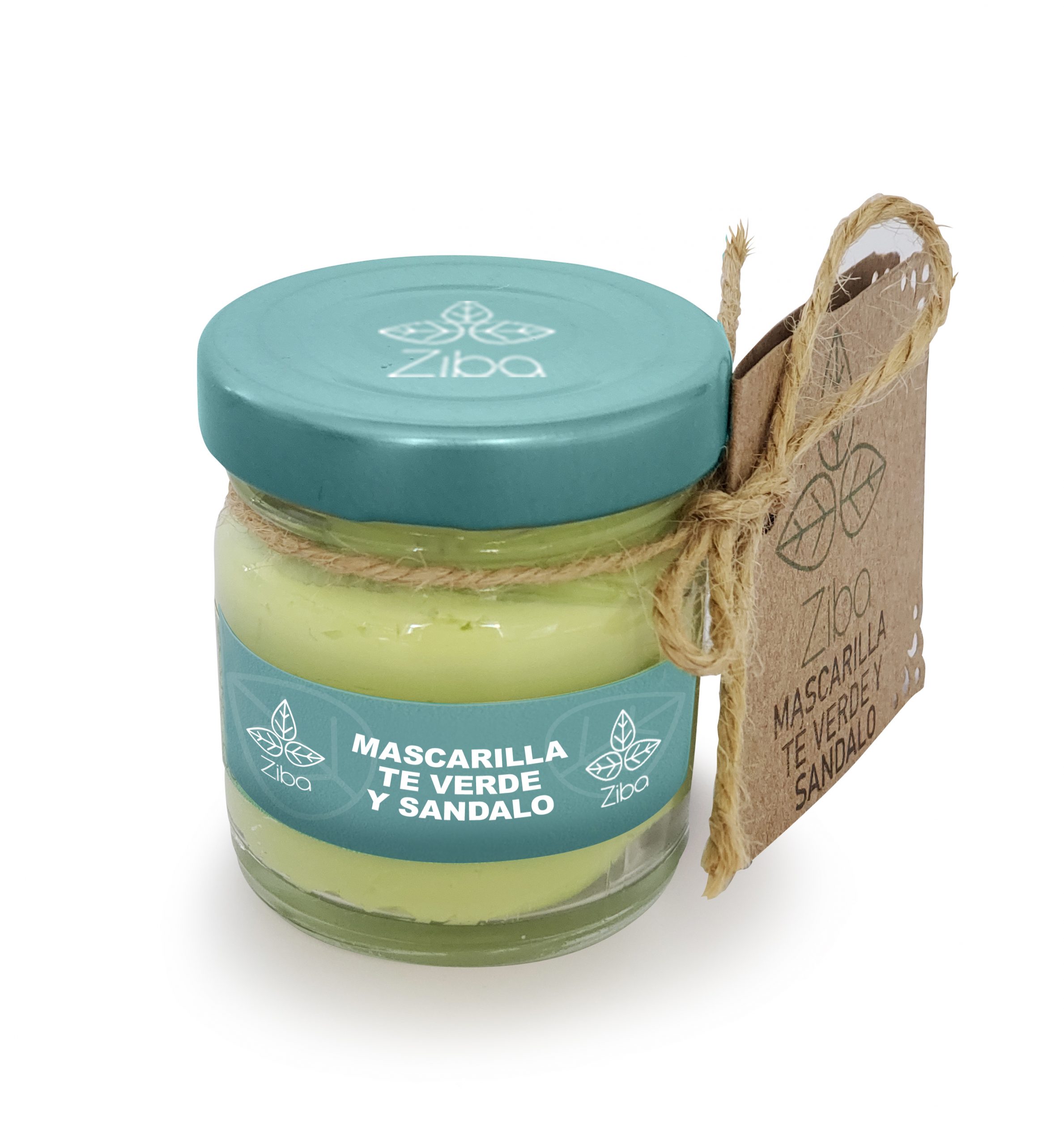 Mascarilla té verde y sándalo ziba