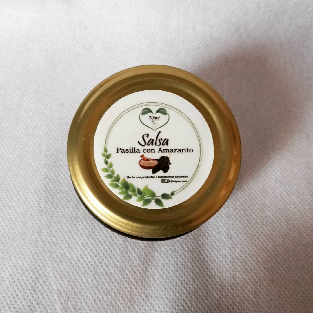 Salsa pasilla con amaranto