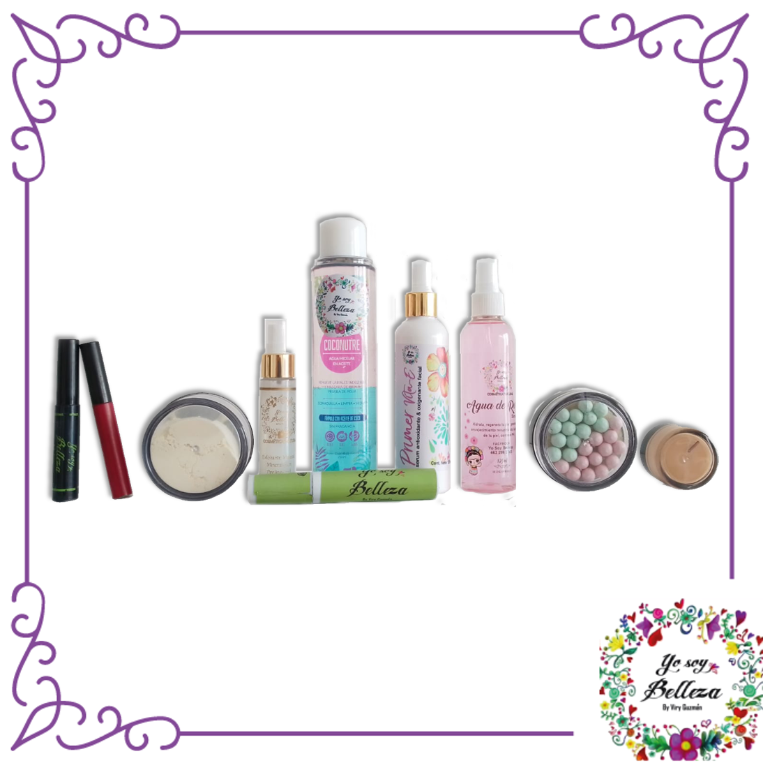 Kit de 10 productos de Maquillaje Orgánico