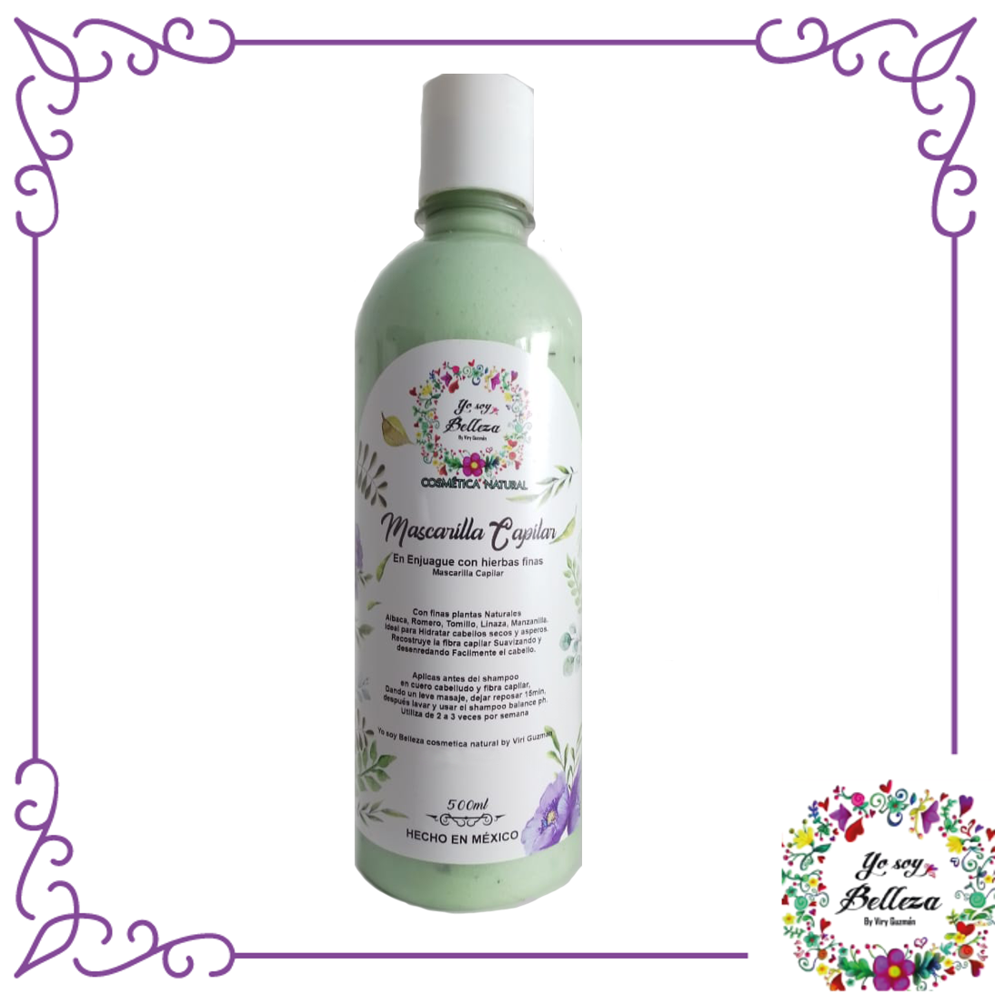 Mascarilla Capilar Revitalizante de Finas Hierbas