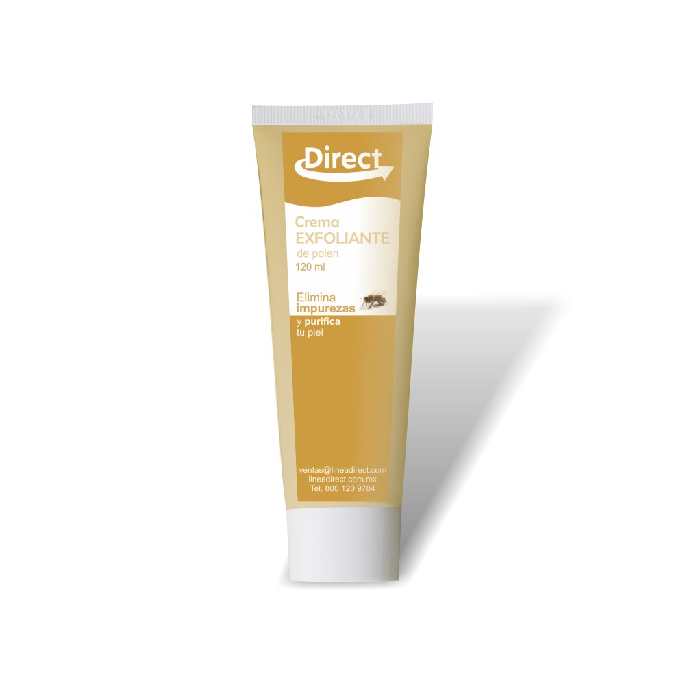 1 paquete de 3 Cremas Exfoliantes Direct 120 ml.