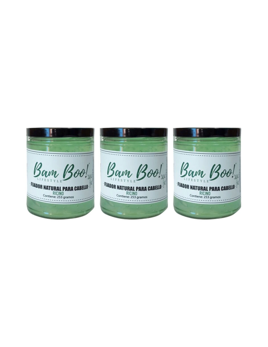 Fijador Natural para Cabello Ricino 253 gr Bam Boo! Lifestyle