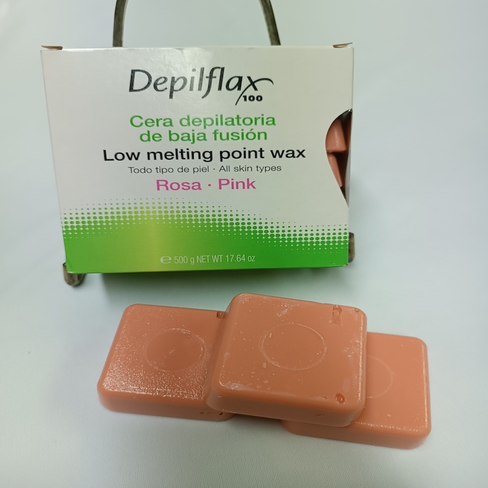 CERA EN PASTILLAS ROSA 500g