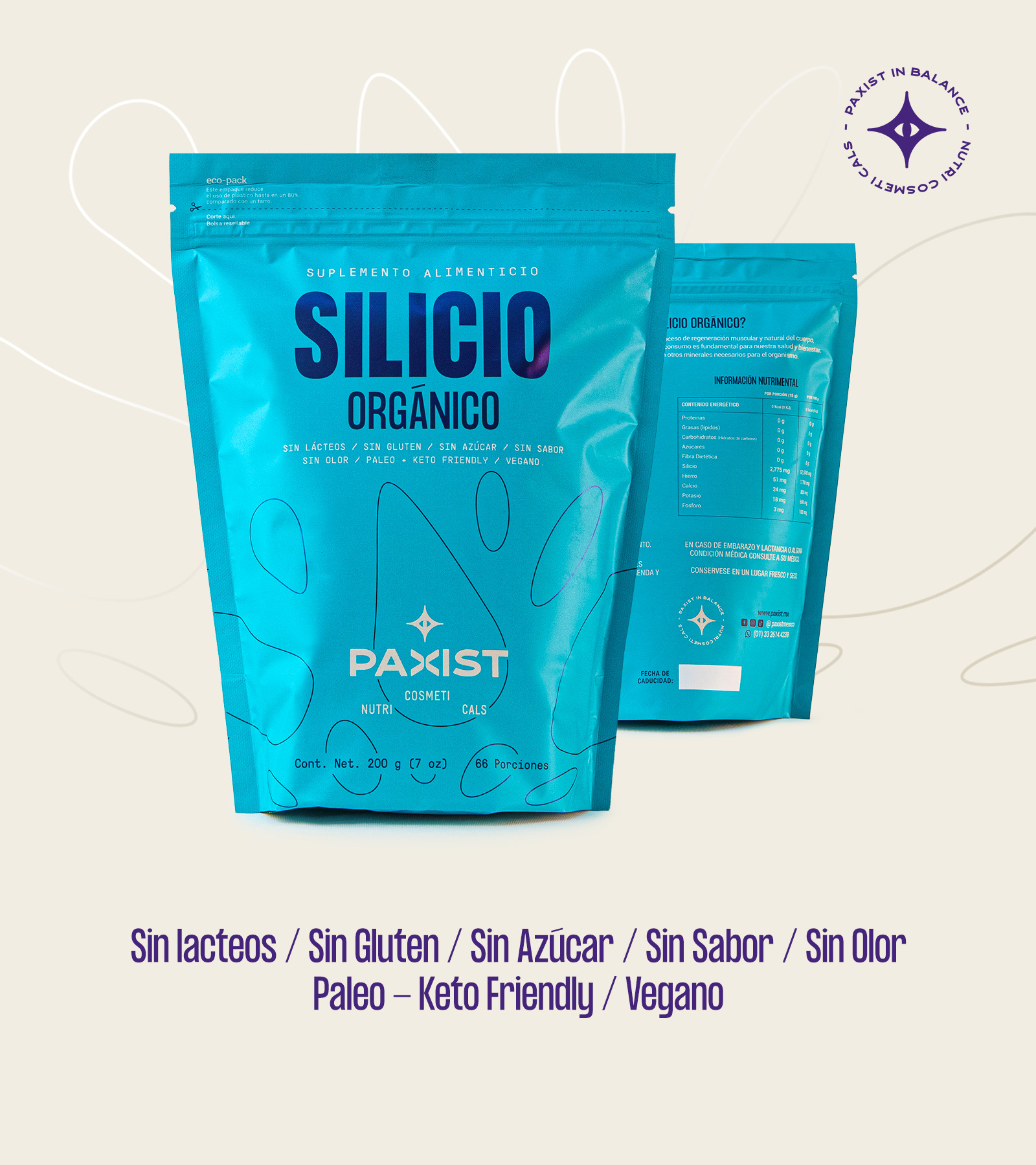 Silicio Organico, algas fosilizadas
