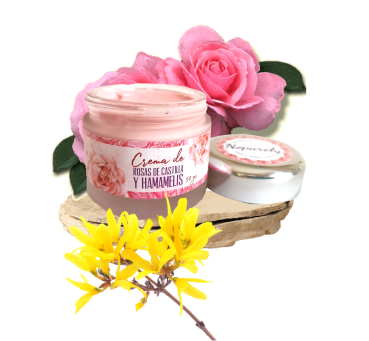 Crema de rosas de castilla y hamamelis. 50 gr